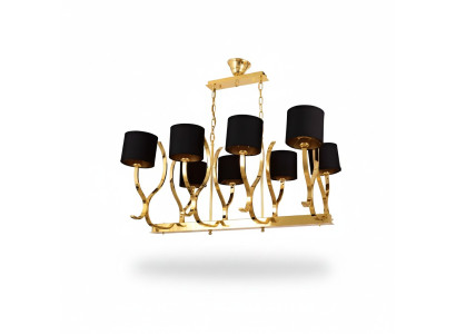 Chandelier Ceiling Light XXL Lamp Gold Ceiling Lamp Metal Chandelier