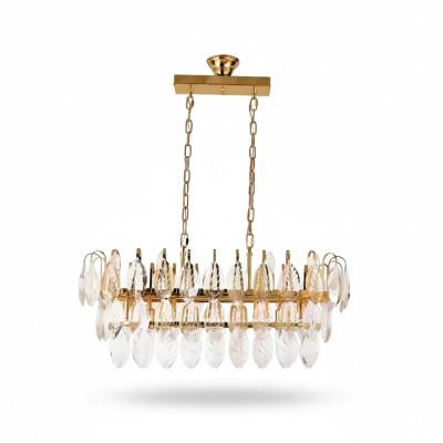 Luster Chandelier Ceiling Light Luxury Gold Ceiling Lamp Crystal Light