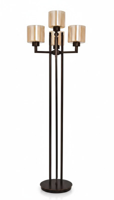 Floor lamp stand black lights lamps lamp gold glass
