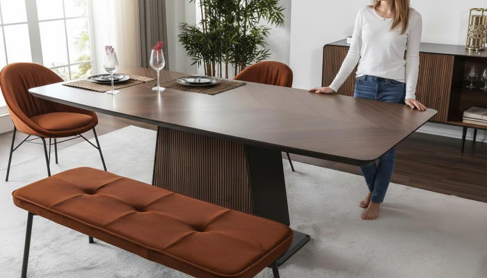 Dining table dining room table table dining room dining area wood modern brown tables