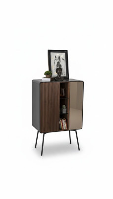 Retro sideboard bar cabinet living room cabinets wood wine cabinet brown