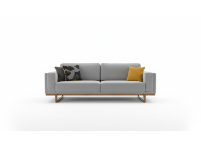 Three-seater sofa 3-seater fabric sofa sofas modern gray fabric couch new