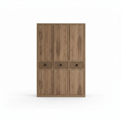 Wardrobe Cabinet Wooden Cabinet Bedroom Furniture Wood Brown New