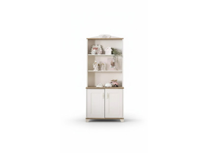 Bookshelf, bookcase, floor standing shelf, children's shelf, wood shelf, white, new
