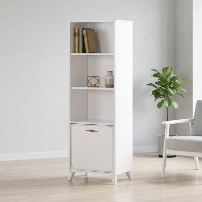 Bookshelf, Book Cabinet, Standing Shelf, Children's Shelf, Shelf Wood White Shelves