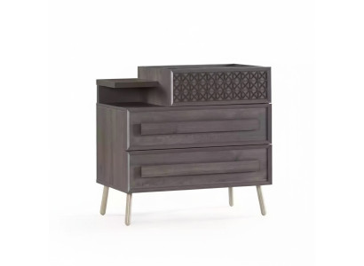 Chest cupboard wood dressers bedroom sideboard design gray luxury