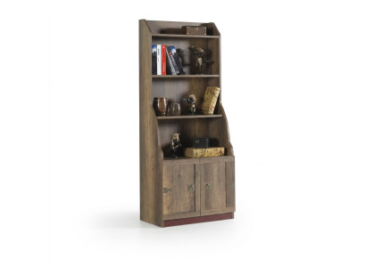 Children's shelf bookshelf bookcase standing shelf wooden shelf brown cabinet