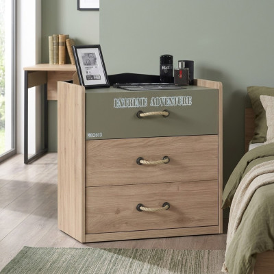 Chest of drawers cupboard wood dressers children's furniture sideboard design green luxury