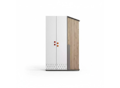 Modern wardrobe wooden cabinet furniture wood 3-door design white