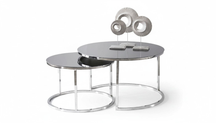 Coffee Table Luxury Set Side Table Coffee Table Silver Living Room Design