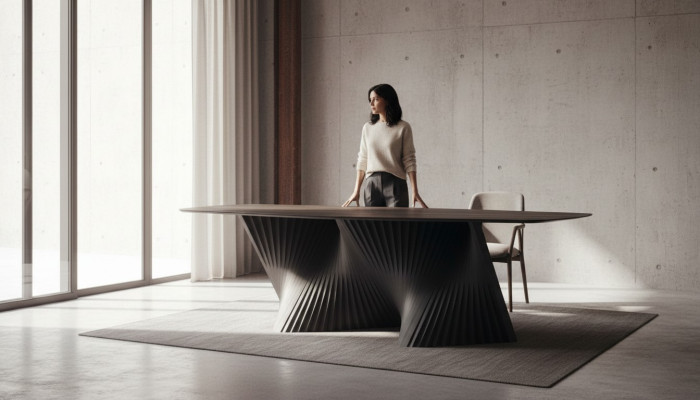 Luxury dining table dining table kitchen table dining room wood black table