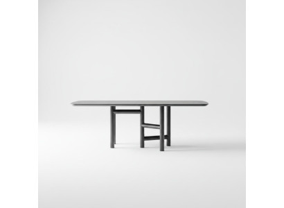 Kitchen Table Dining Table Extendable Design Luxury Wood Gray Table