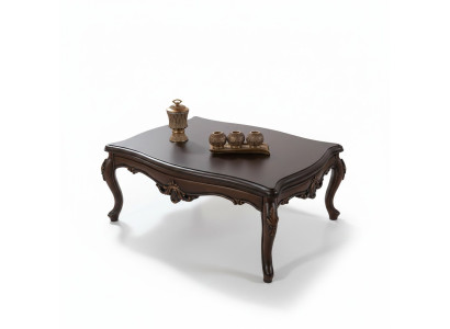 Coffee table living room table side table console brown wood table