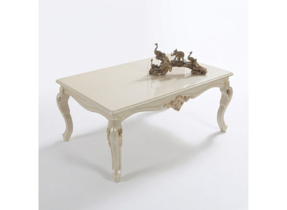 Coffee table living room table side table console beige wood table