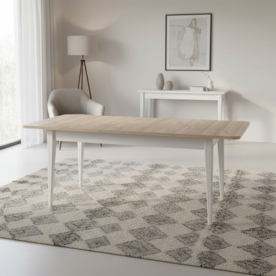 Extendable Dining Table Dining Table Wood Gray Dining Table
