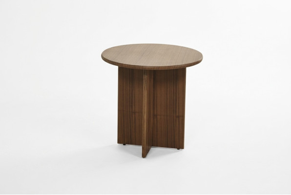 Side table Coffee table Living room Brown wood Design furniture