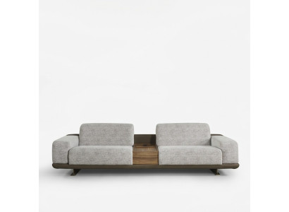 Four-seater sofa couch 4-seater gray fabric modern fabric sofa upholstered sofa