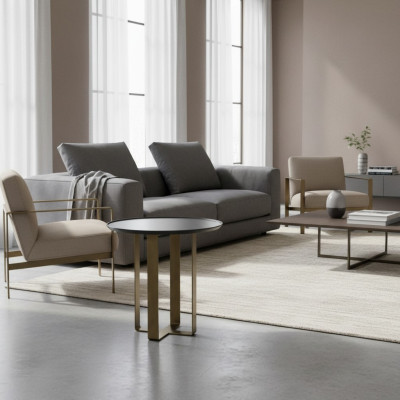 Side table table coffee table living room stainless steel gold furniture