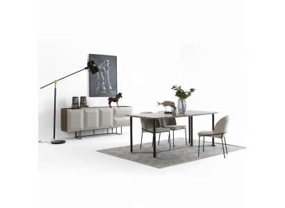White Dining Corner Suite Dining Set Dining Table Set 8-piece Dining Room Wood New