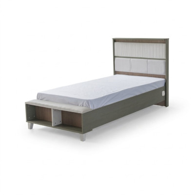 Bunk bed children's bed children's room children's room furniture gray wood