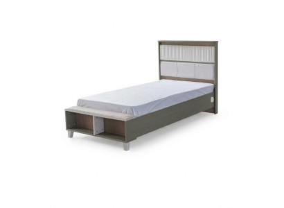 Bed frame children's bed children's room bed frames gray wood beds