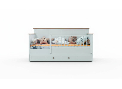 Baby cot playpen crib white wood bed modern