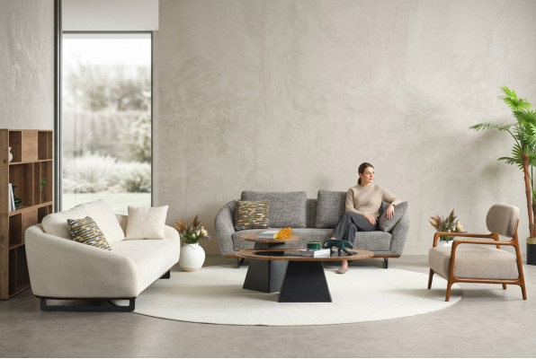 Mega set sofas three-seater armchairs sofa fabric fabric sofa upholstered sofa 3+3+1+1