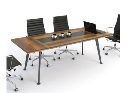 Conference table, meeting tables, conference furniture, large table, brown, wood