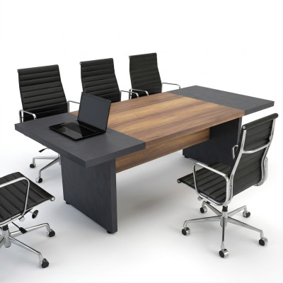 Conference table meeting tables conference furniture large table brown wood