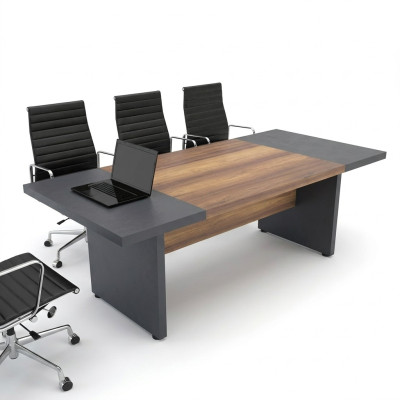 Conference furniture conference table meeting tables large table brown wood