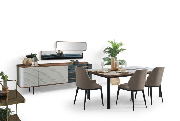 Dining room set dining group dining room furniture dining nook set 7-piece wood white