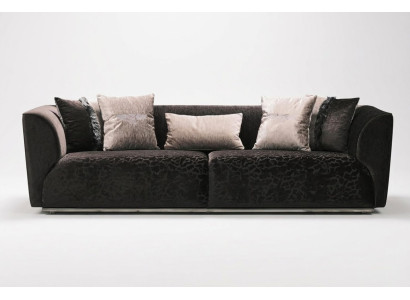 Three-seater sofa 3-seater upholstered sofa fabric sofa modern sofas black