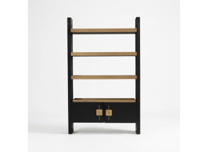 Design cabinet with shelves cabinet wood black gold wooden cabinet