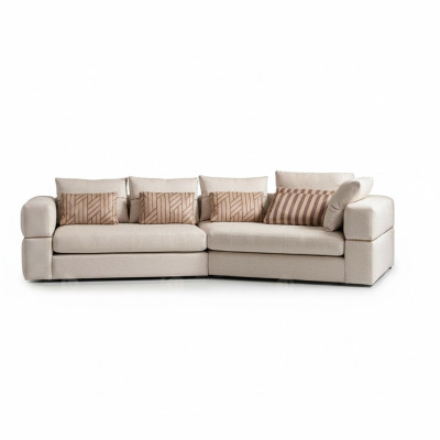 Sectional sofa upholstered sofa fabric sofa beige sofas modern living room design