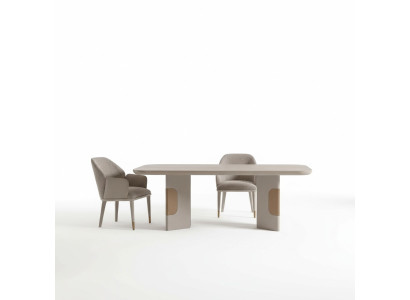 Dining group dining room suite dining nook dining table chairs set 7-piece beige