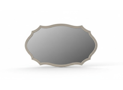 Wall mirror decorative luxury design living room beige 150x90 wood