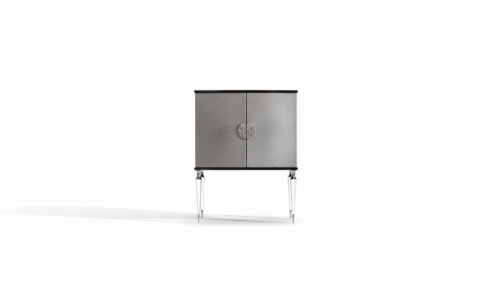 Bar cabinet cupboard bar wooden cabinet gray wood living room drinks luxury