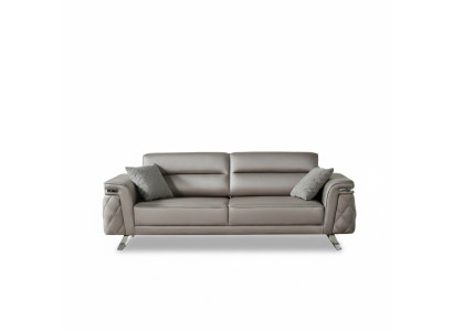 Three-seater sofa 3-seater upholstery sofa gray modern fabric sofa design