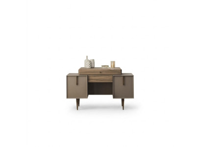 Dressing table makeup table console table wood gray bedroom dresser