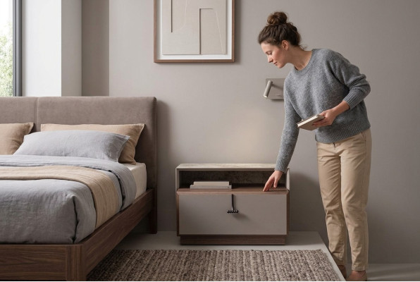 Group Nightstands Bedside Cabinets Bedside Tables Side Tables Gray