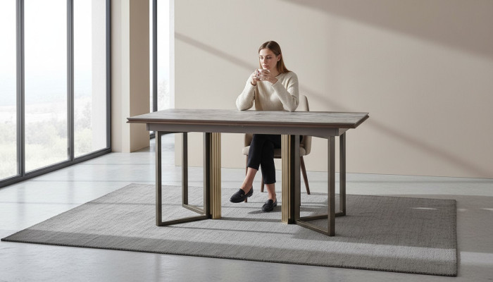 Dining room table dining table table dining nook dining room wood wooden table gray