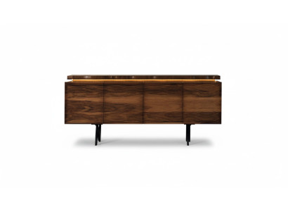 Designer brown wooden dresser luxurious sideboard dining room wooden cabinet