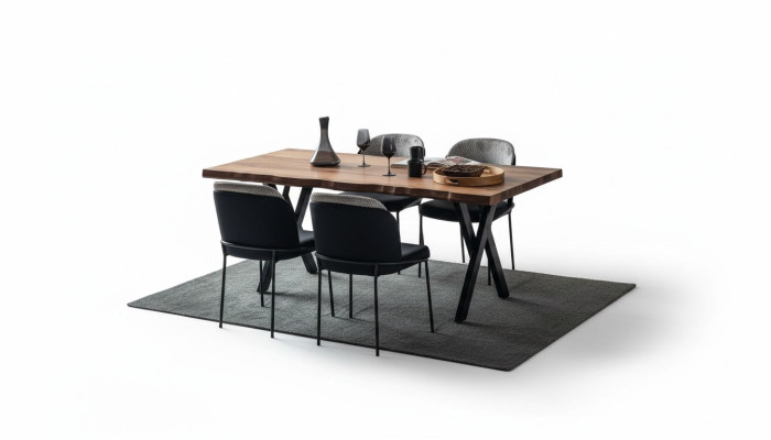 Brown wooden dining table robust dining tables wooden tables luxury furniture