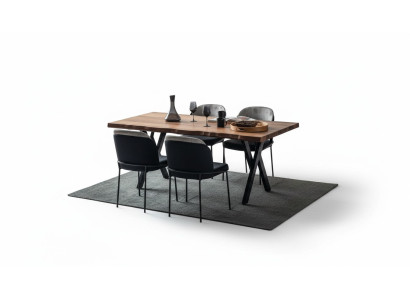 Brown wooden dining table robust dining tables wooden tables luxury furniture