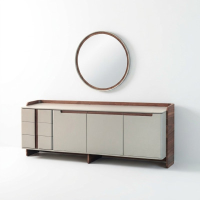 Modern sideboard designer living room sideboard luxurious cabinet 2-piece set