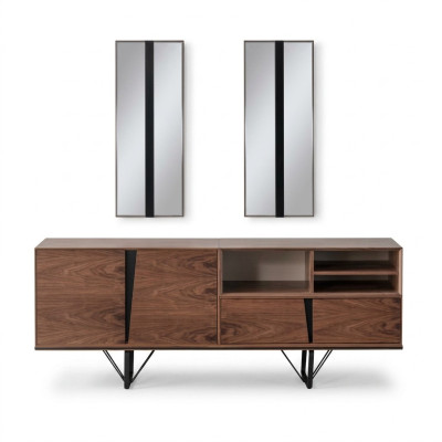 Sideboard Cabinet Dresser Wood Cabinet Brown Wood Dining Room