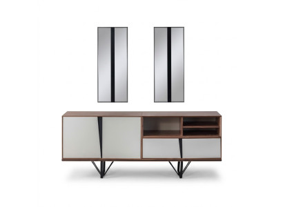 Cabinet Sideboard Dresser Wooden Cabinet Sideboard Beige Wood Dining Room