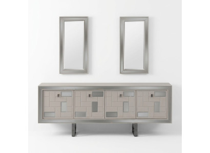 White buffet sideboard cabinet chest wooden cabinet wood dining room