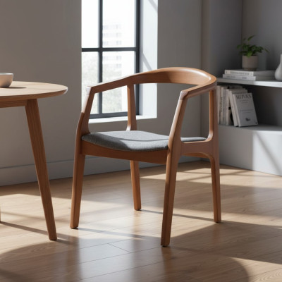 Set of 6 Dining Chairs Kitchen Chairs Wood Chairs Brown