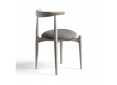 Group of Kitchen Chairs Dining Room Chairs Wooden Chairs Set of 2 Beige Chairs